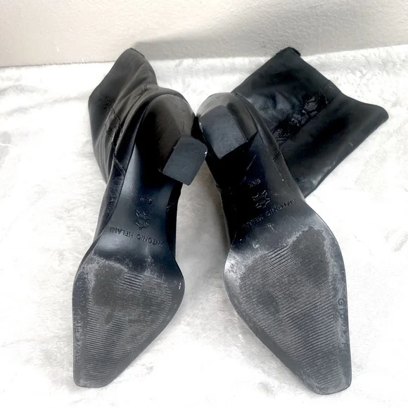 Antonio Melani Tooled Cowgirl Mid Boots - Picture 10 of 15